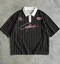 Striped Pink Polo